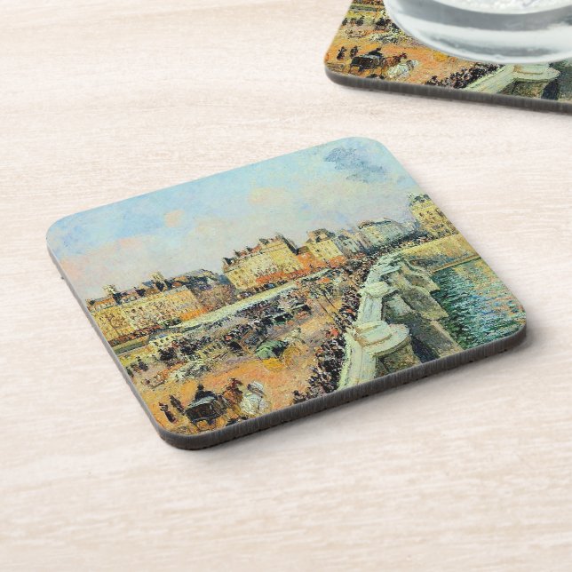 Dessous-de-verre Pont Neuf, Après-midi, Sunlight Camille Pissarro (Côté gauche)