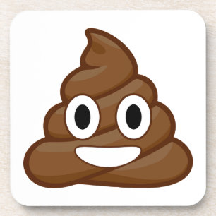 Dessous-de-verre poop emoji