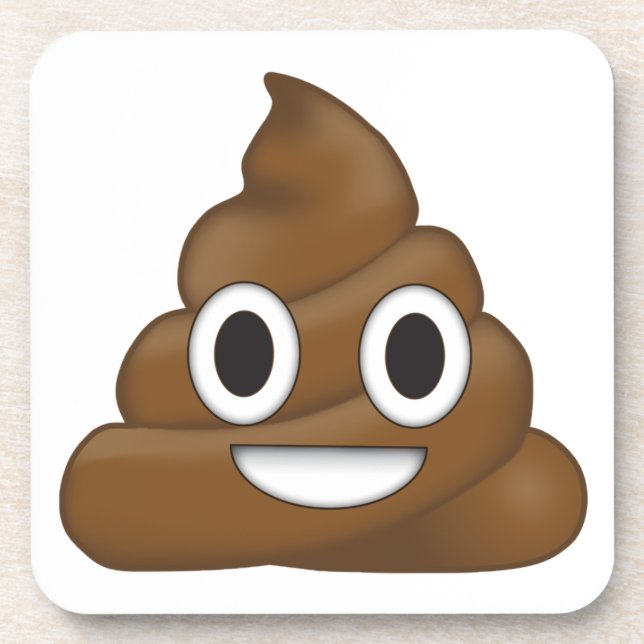 Dessous-de-verre Poop émoji (Devant)