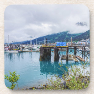Dessous-de-verre Port de Whittier Alaska
