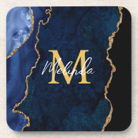 Porte en marbre bleu et or de la Marine