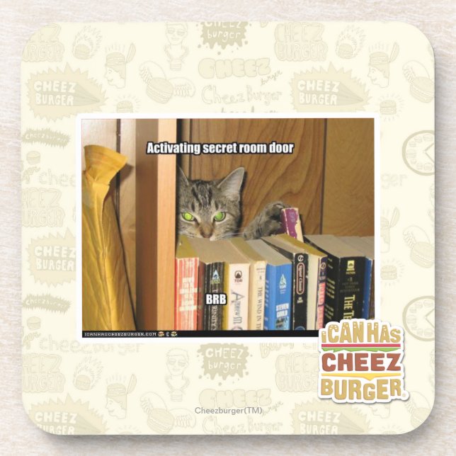 Dessous-de-verre Porte secrète de déclenchement de pièce (Devant)