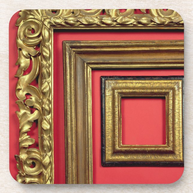 Dessous-de-verre Portrait d'Agucchi cardinal, 1605 (huile sur la (Devant)