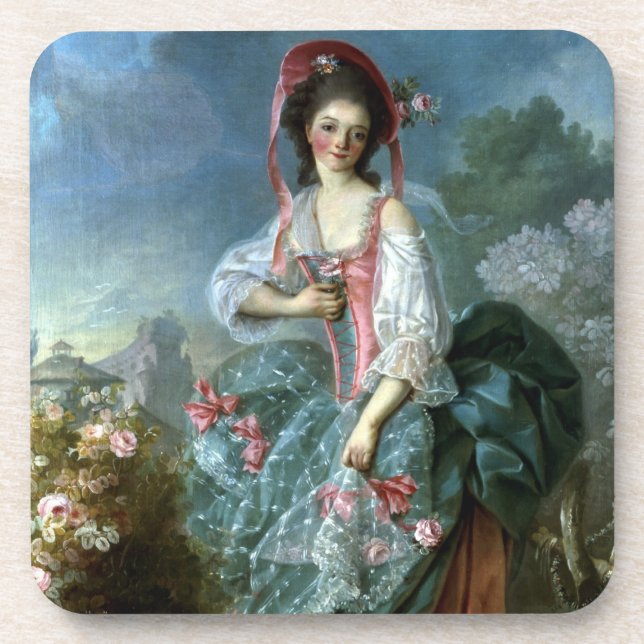 Dessous-de-verre Portrait de Mademoiselle Guimard comme (Devant)