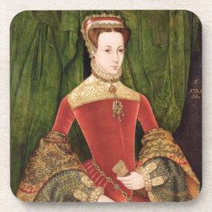 Dessous-de-verre Portrait d'une femme, âgé 16, précédemment