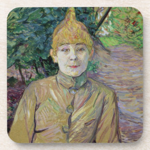 Dessous-de-verre Portrait d'une femme, probablement la danseuse