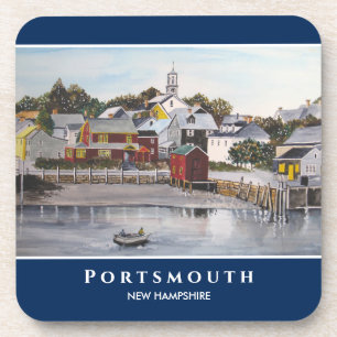 Dessous-de-verre Portsmouth Harbour New Hampshire USA Peinture