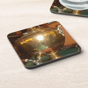 Dessous-de-verre Pot à thé doré