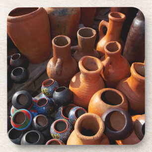 Dessous-de-verre Pots d'argile, Hazyview, Mpumalanga, Afrique du Su