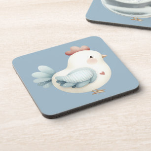 Dessous-de-verre Poulet Cottagecore Pastel