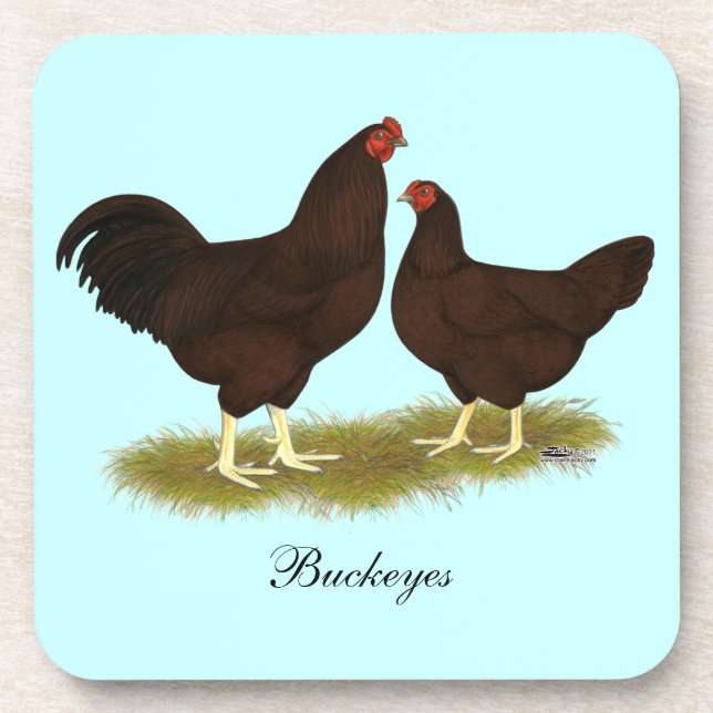 Dessous-de-verre Poulets de Buckeye (Devant)