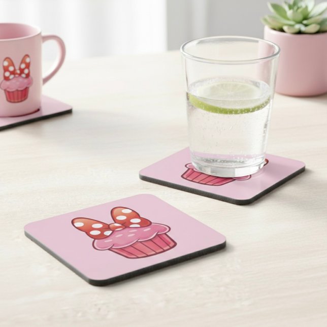 Dessous de verre pour boisson Cupcake (Créateur téléchargé)
