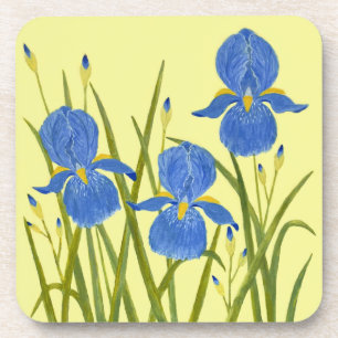 Dessous de verre pour boissons Blue Irises