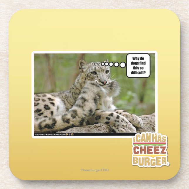 Dessous-de-verre Pourquoi les chiens trouvent-ils ceci si difficile (Devant)