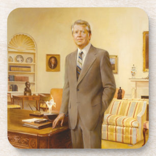 Dessous-de-verre président américain James Earl Carter Bureau Ovale