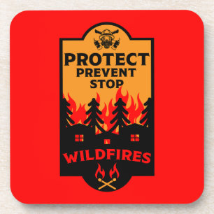 Dessous-de-verre Prévention des incendies