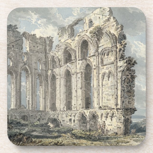 Dessous-de-verre Prieuré de Tynemouth, le Northumberland, c.1792-93 (Devant)