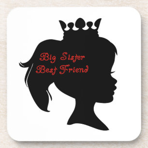 Dessous-de-verre Princesse Big Soeur Meilleur Ami