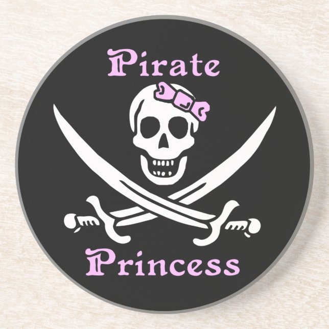 dessous de verre princesse pirate (Devant)