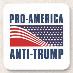 Dessous-de-verre Pro-America Anti-Trump