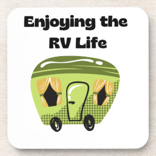 Dessous-de-verre Profitez de la vie de RV sur un