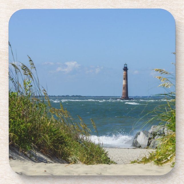 Dessous-de-verre Promenade du phare de Morris Island (Devant)