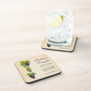 Dessous de verre promotionnels de liège de vigne