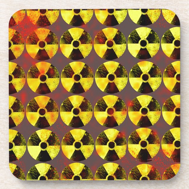Dessous-de-verre prudence, énergie nucléaire (Devant)