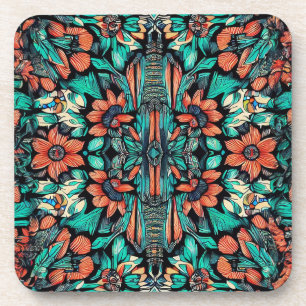 Dessous-de-verre Psychédélique hawaïenne