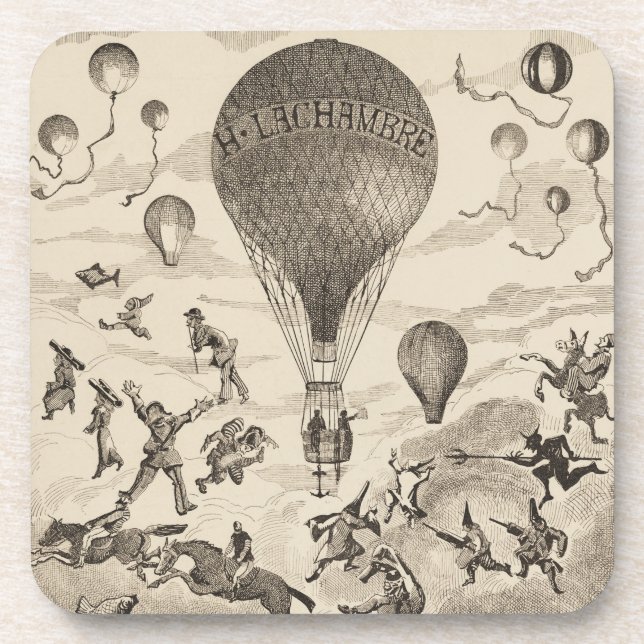 Dessous-de-verre Publicité Française Pour Le Fabricant De Ballons (Devant)