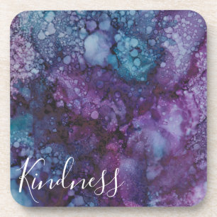 Dessous de verre "Purple-Blues Pretty"/Personnalis