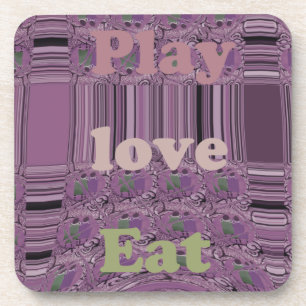 Dessous-de-verre Purple Lots & Jouer Manger Afrique du Sud Traditio