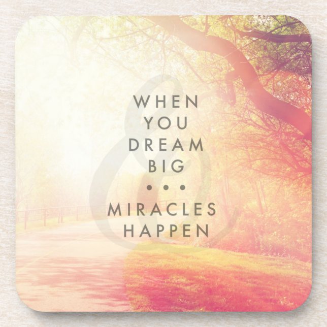 Dessous-de-verre Quand vous rêvez (Devant)