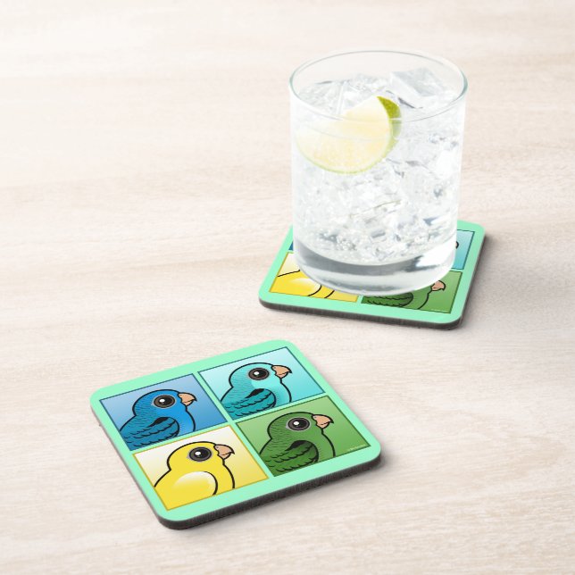 Dessous-de-verre Quatre couleur Linnies (Côté Droit)