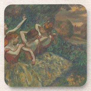 Dessous-de-verre Quatre Danseuses d'Edgar Degas, Ballet Fine Art