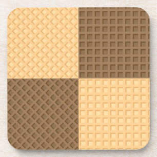 Dessous-de-verre Quatre gaufrettes