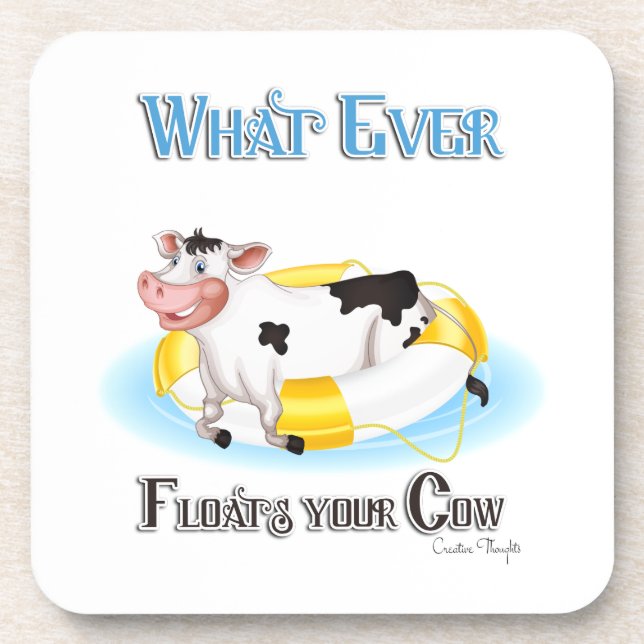 Dessous-de-verre Quelle que soit la chaudière de votre vache (Devant)