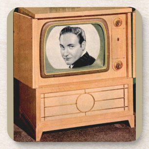 Dessous-de-verre Qui est à la télé ?