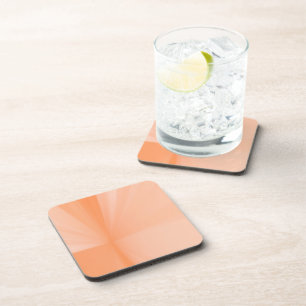 Dessous-de-verre Raies minimalistes et élégantes de couleur de pêch