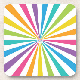 Dessous-de-verre Rainbow Sunburst