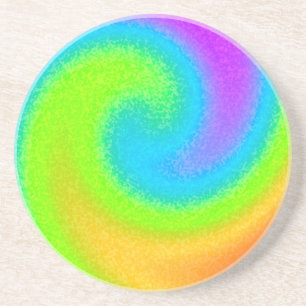 Dessous de verre Rainbow Yin Yang Sandstone