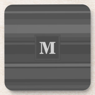 Dessous-de-verre Rayures de charbon