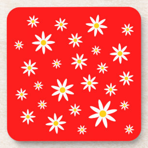 Dessous de verre Red Daisy