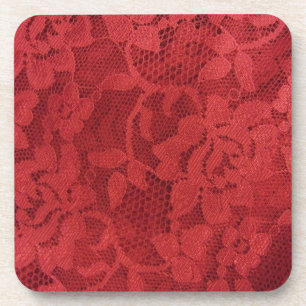 Dessous-de-verre Red Lace