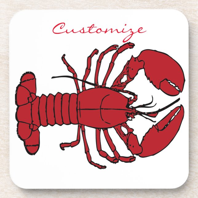 Dessous-de-verre Red Maine Lobster Thunder_Cove (Devant)