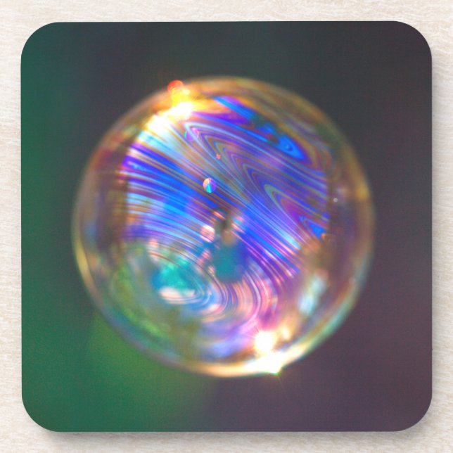 Dessous-de-verre Réflexion de bulles flottantes (Devant)