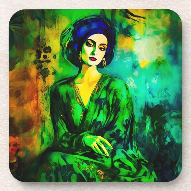 Dessous-de-verre Réflexions profondes (Devant)