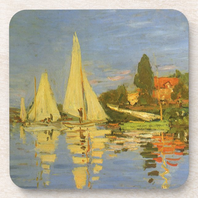 Dessous-de-verre Regatta à Argenteuil par Claude Monet (Devant)