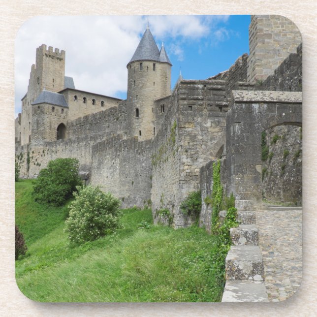 Dessous-de-verre Remparts de Carcassonne (Devant)