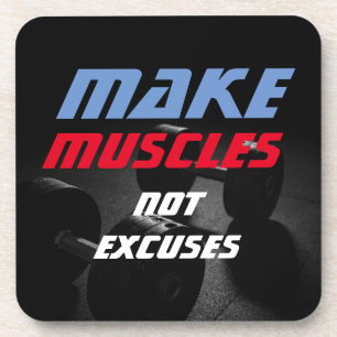 Dessous-de-verre Rendre les muscles Bodybuilding Fitness Motivation